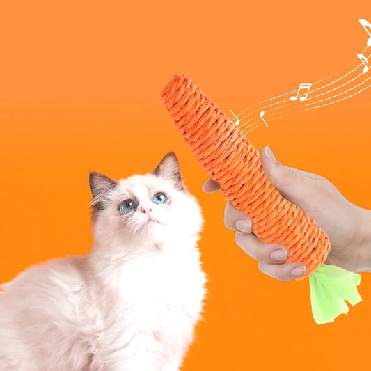 Carrot Cat Chew Toy