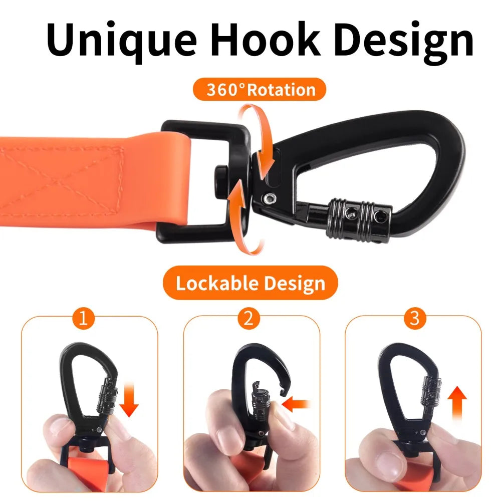 Waterproof long training leash for dogs