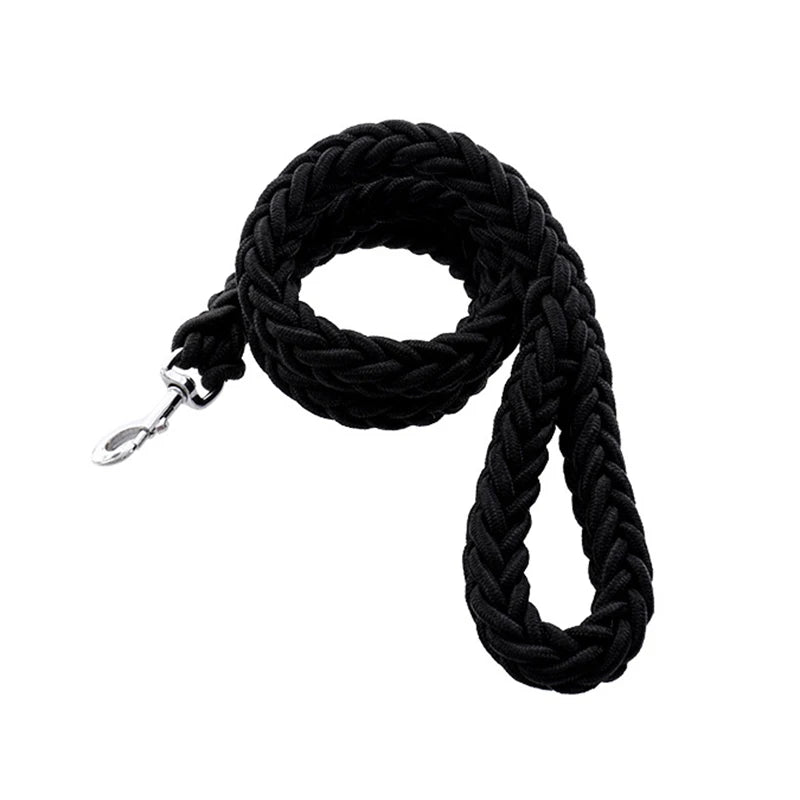 Sturdy Nylon Big Dog Leash for Medium Large Dogs Strong Pet Round Rope Bulldog Golden Retriever Pitbull Lead Chain Pet Supplies