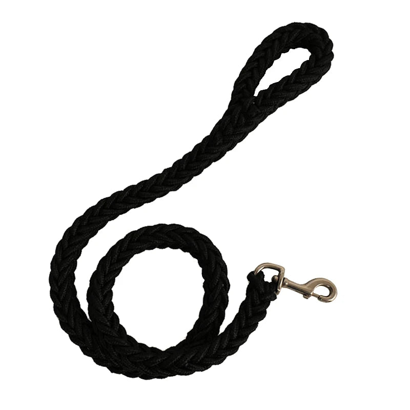 Sturdy Nylon Big Dog Leash for Medium Large Dogs Strong Pet Round Rope Bulldog Golden Retriever Pitbull Lead Chain Pet Supplies