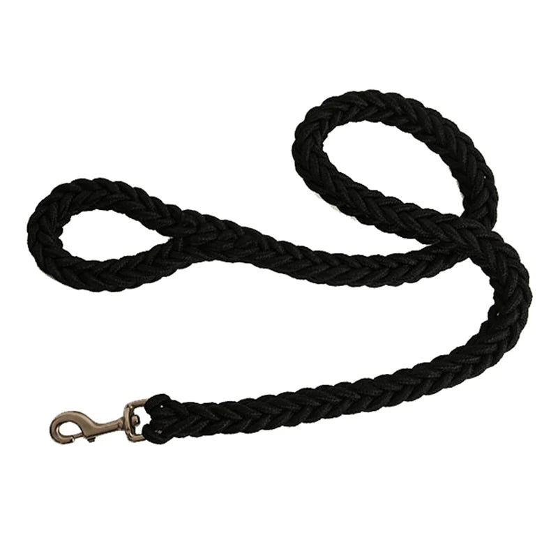 Sturdy Nylon Big Dog Leash for Medium Large Dogs Strong Pet Round Rope Bulldog Golden Retriever Pitbull Lead Chain Pet Supplies