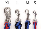 Sturdy Nylon Big Dog Leash for Medium Large Dogs Strong Pet Round Rope Bulldog Golden Retriever Pitbull Lead Chain Pet Supplies
