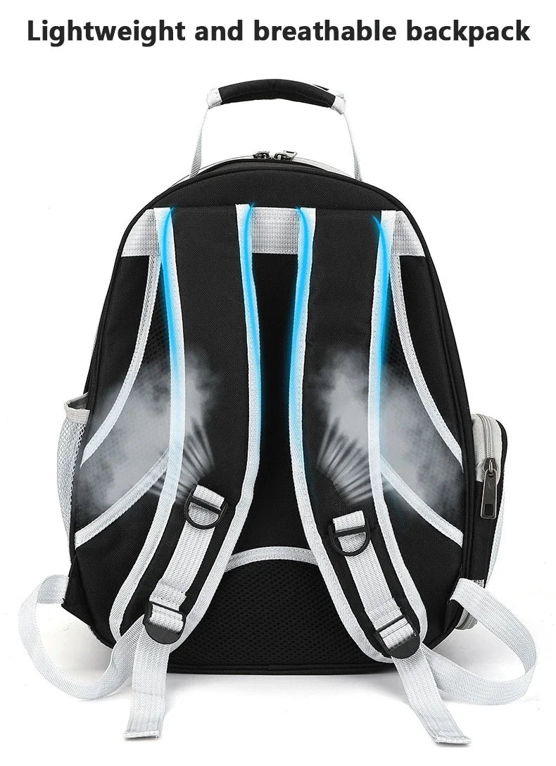 SpaceCapsule Transparent Pet Backpack Carrier Lightweight Portable Breathable Foldable for Cats Dogs Outdoor Travel Adventure