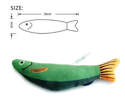 Plush Fish Cat Toy