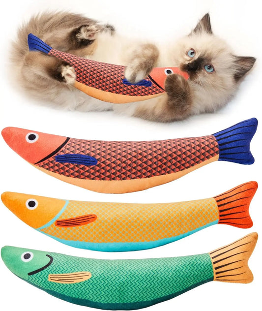 Plush Fish Cat Toy