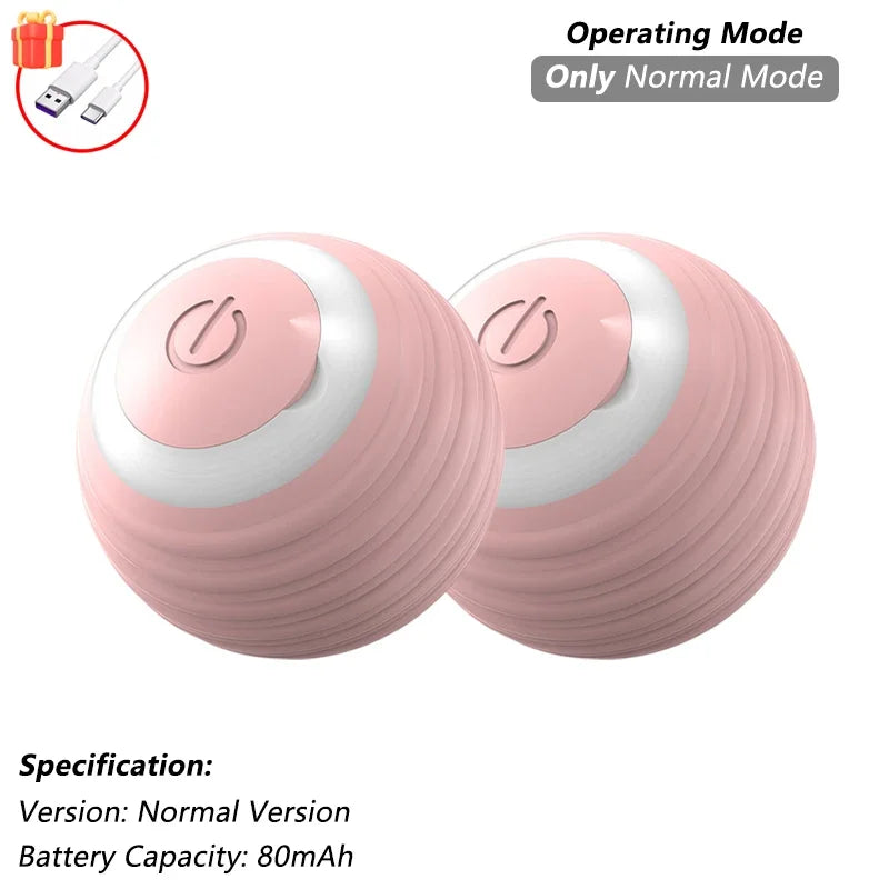Interactive rolling ball for cats