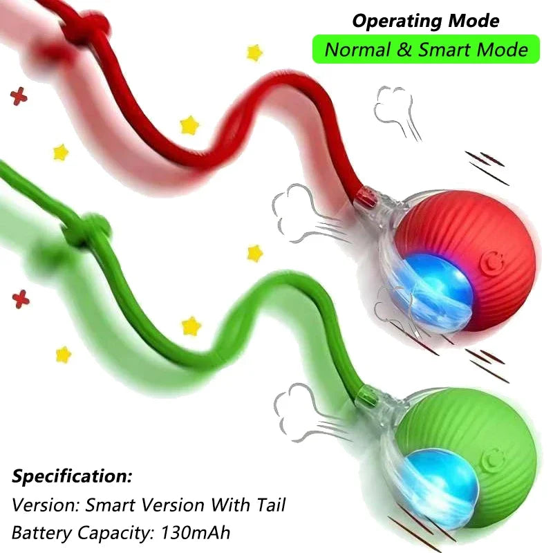 Interactive rolling ball for cats