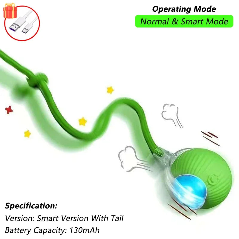 Interactive rolling ball for cats