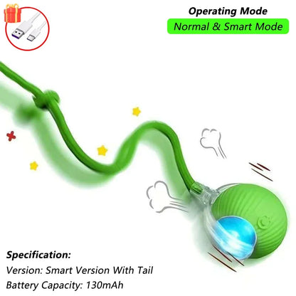 Interactive rolling ball for cats
