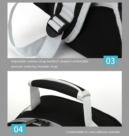Transparent pet backpack for cats and dogs