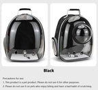 SpaceCapsule Transparent Pet Backpack Carrier Lightweight Portable Breathable Foldable for Cats Dogs Outdoor Travel Adventure