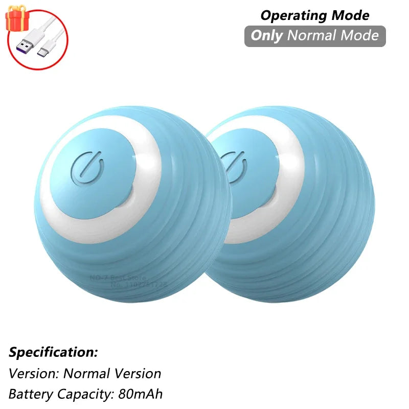 Interactive rolling ball for cats