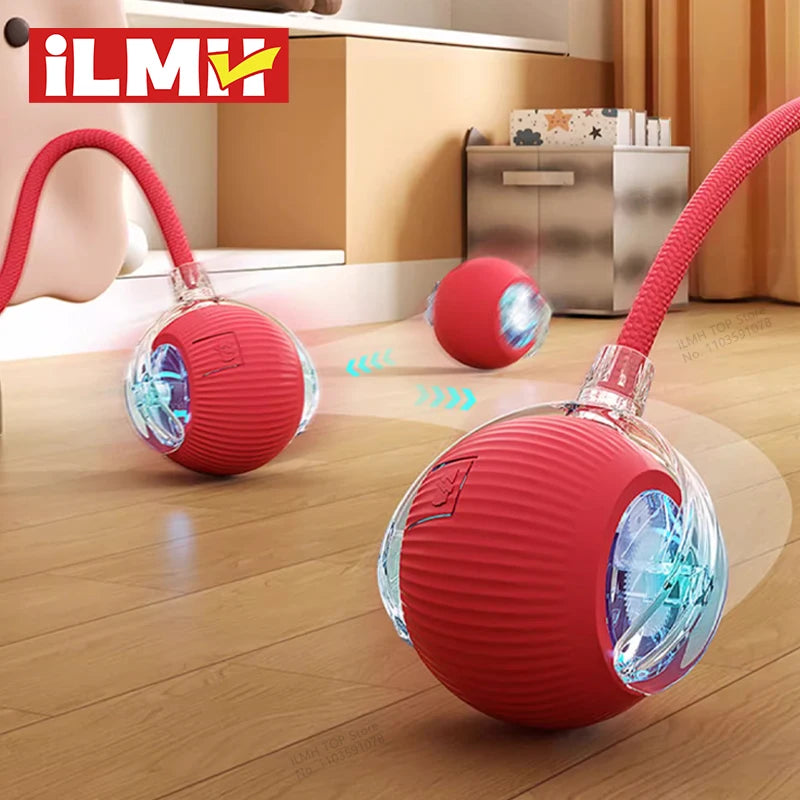 Interactive rolling ball for cats