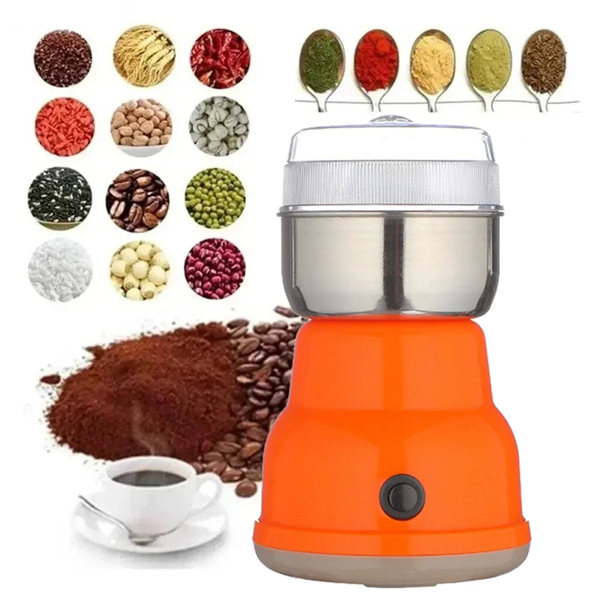 ASWUT-Electric grinder for spices, herbs and grains