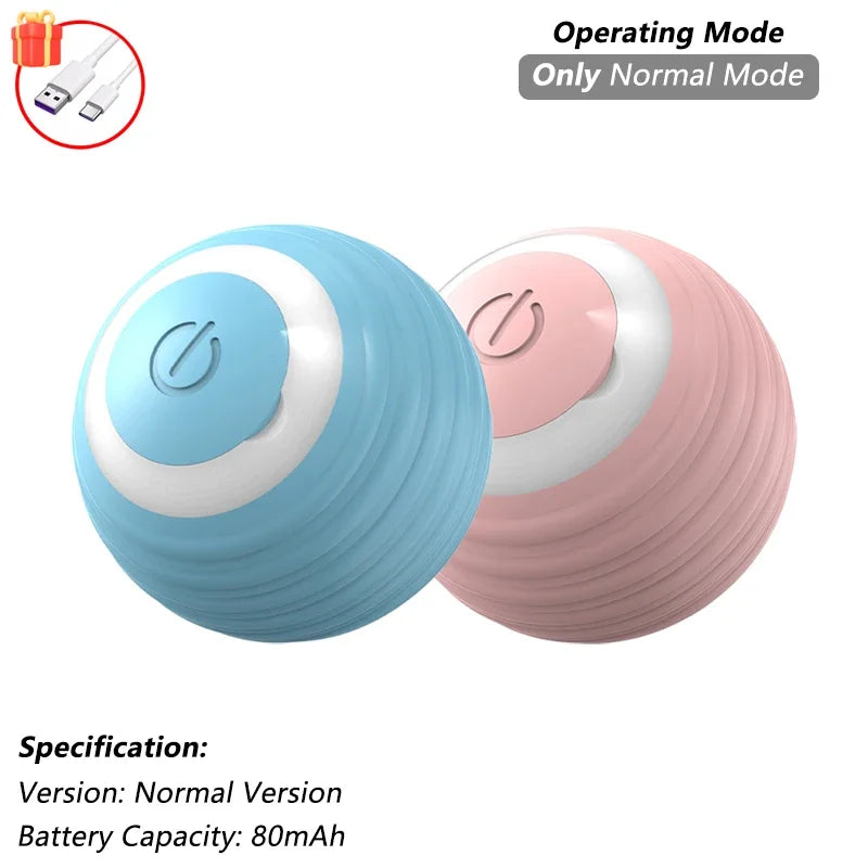 Interactive rolling ball for cats