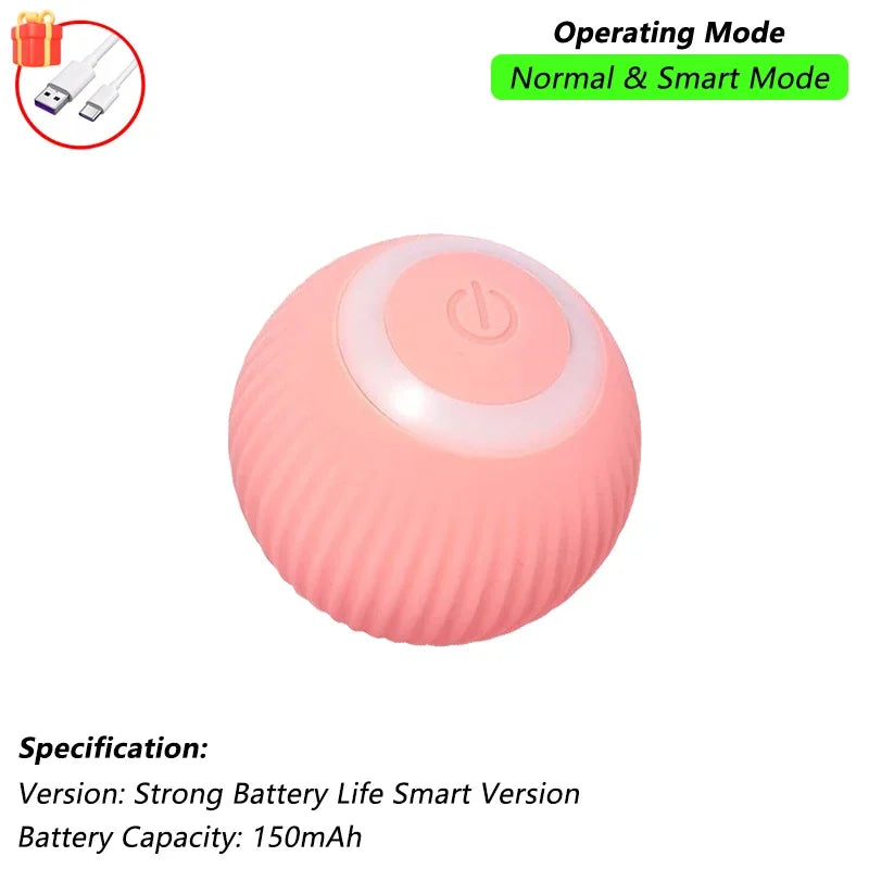 Interactive rolling ball for cats