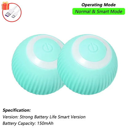 Interactive rolling ball for cats