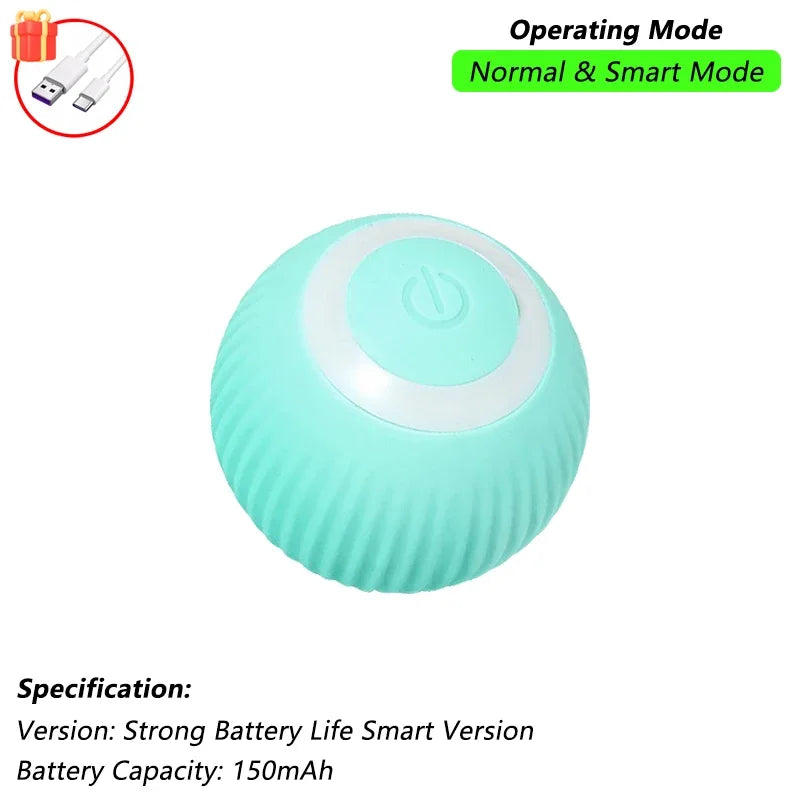Interactive rolling ball for cats