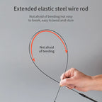 Interactive Cat Feather Wand Toy with Suction Cup