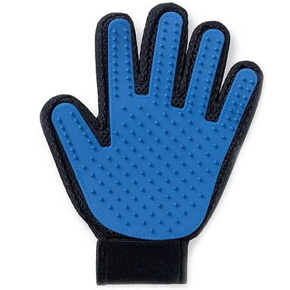 Silicone grooming gloves for cats and dogs