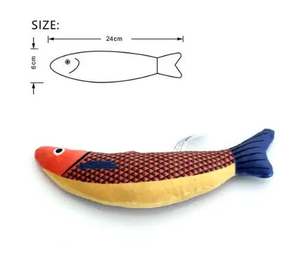 Plush Fish Cat Toy