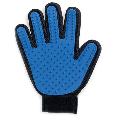Silicone grooming gloves for cats and dogs
