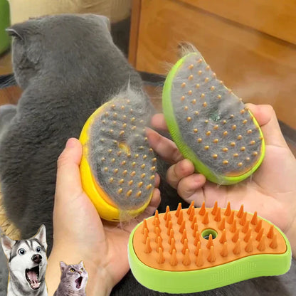 3-in-1 Steam Pet Brush