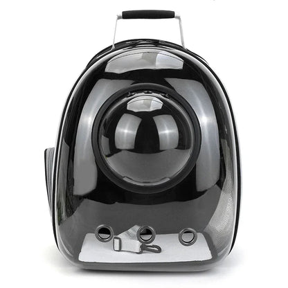 Transparent pet backpack for cats and dogs