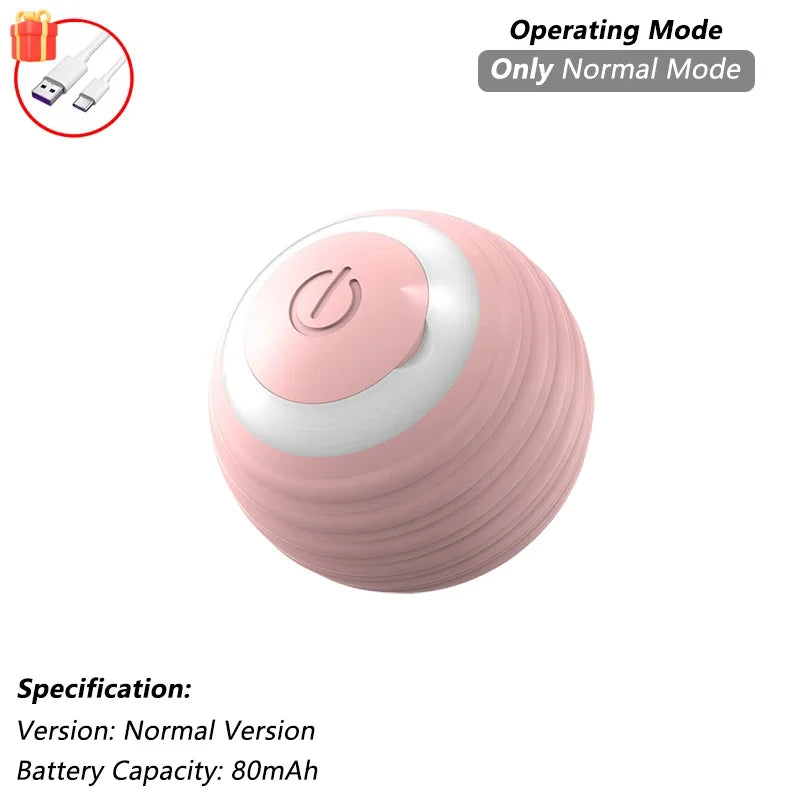 Interactive rolling ball for cats